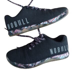 NOBULL Midnight Palm Trainer Sneakers W 8 M 6.5 GUC